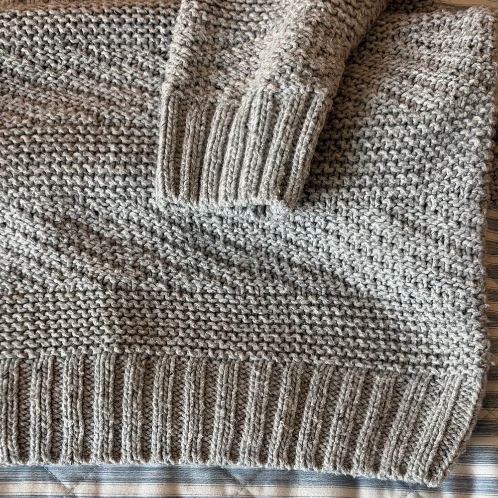 Prana Textured Crewneck Sweater - Gray - Picture 4 of 4